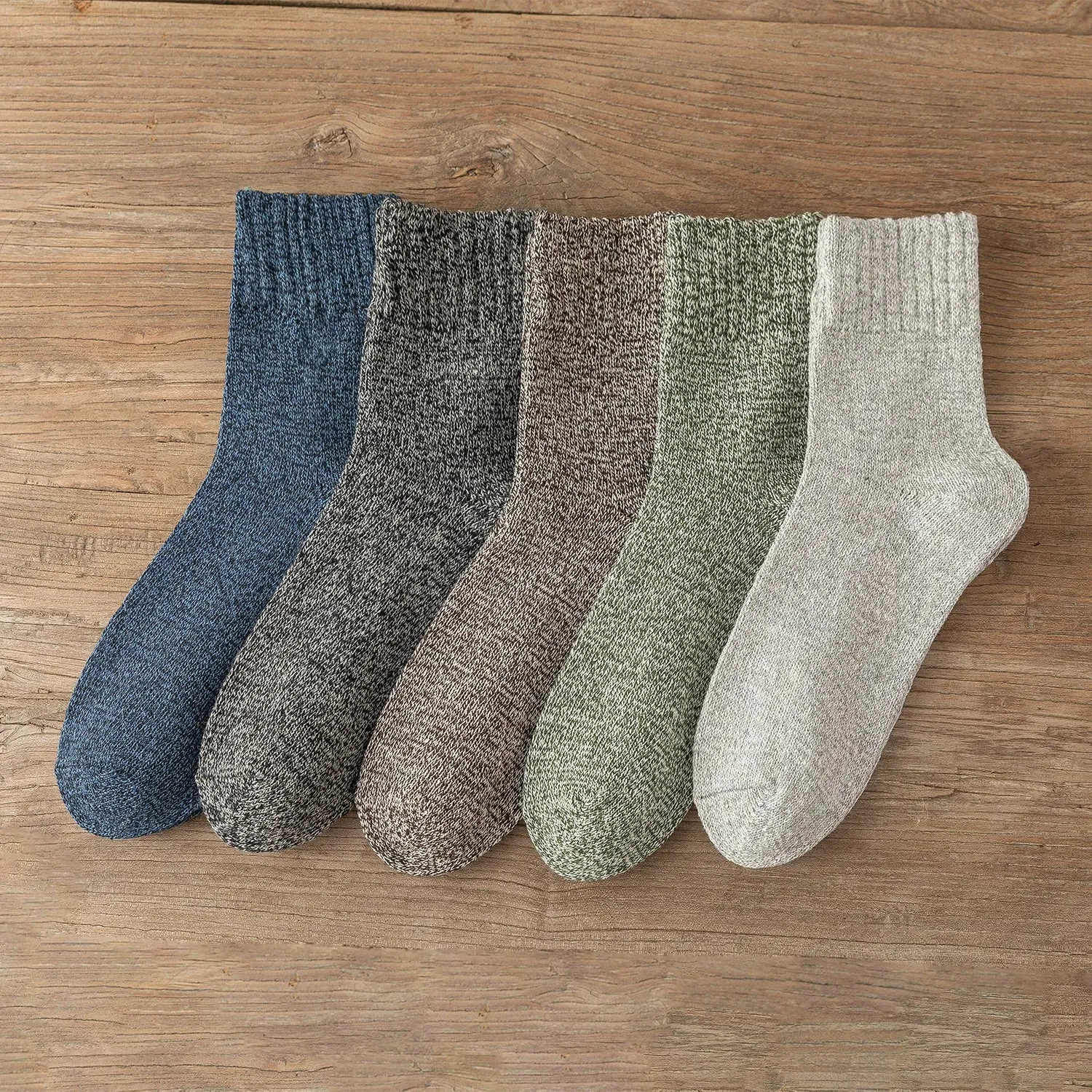 5 Pairs Thick Winter Socks for Men and Women