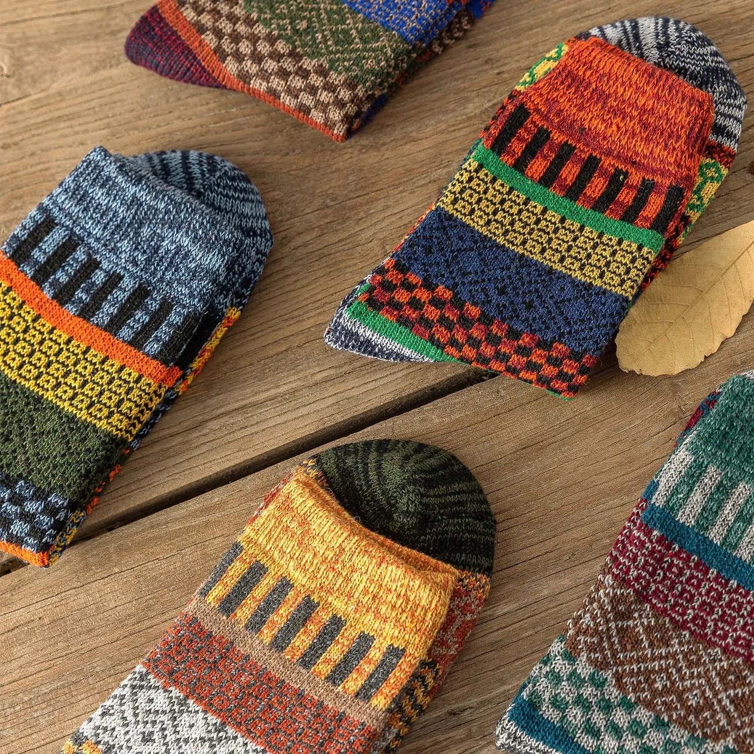 5 Pairs Thick Winter Socks for Men and Women