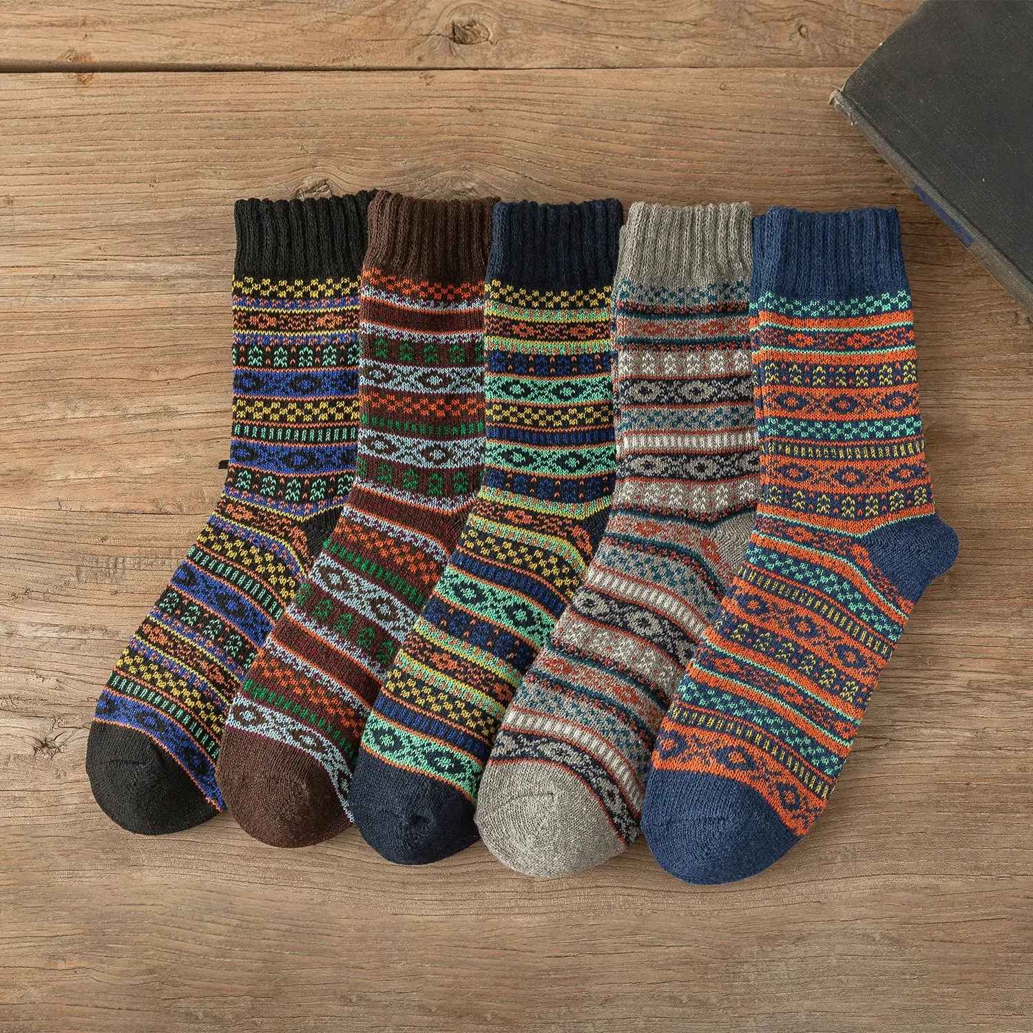 5 Pairs Thick Winter Socks for Men and Women