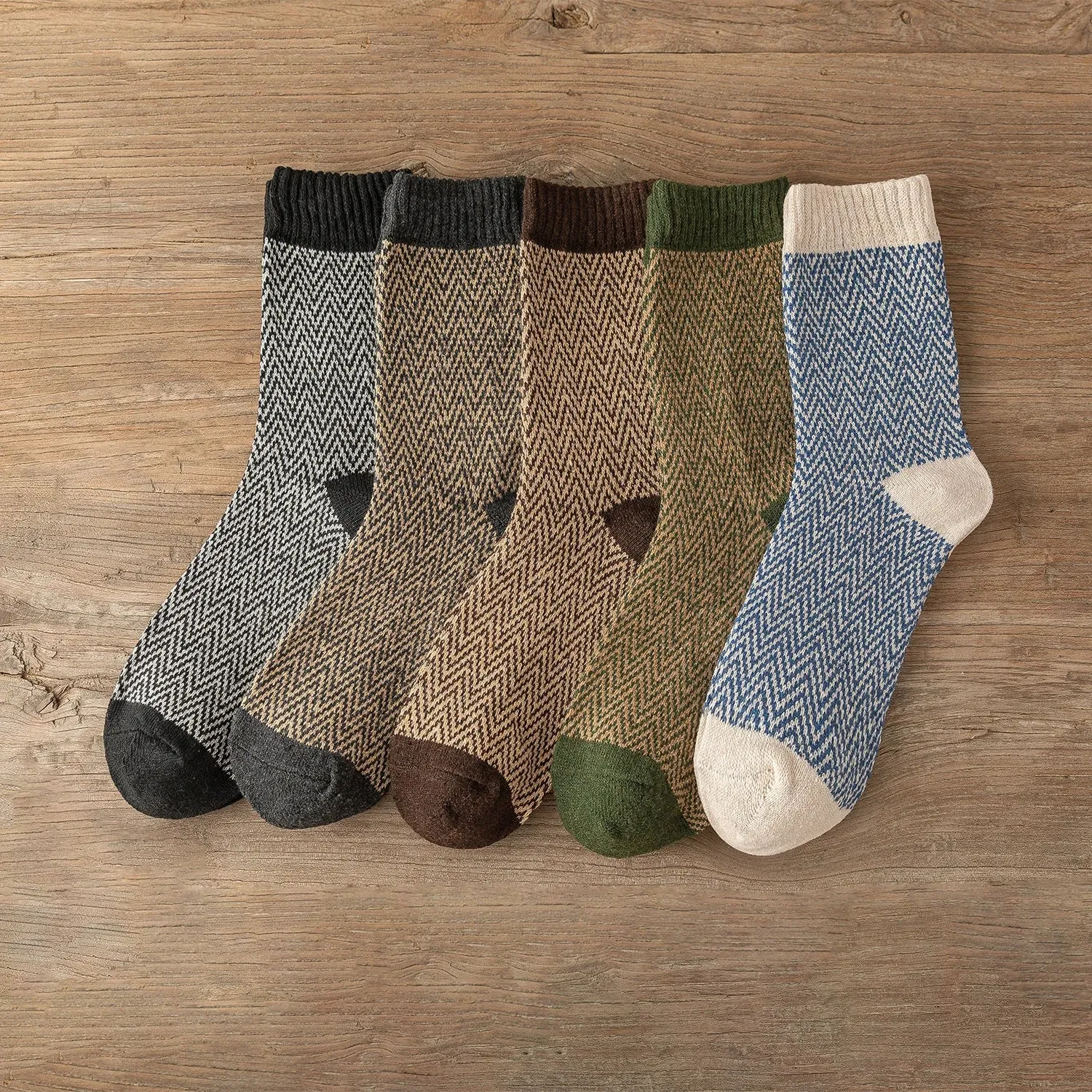 5 Pairs Thick Winter Socks for Men and Women