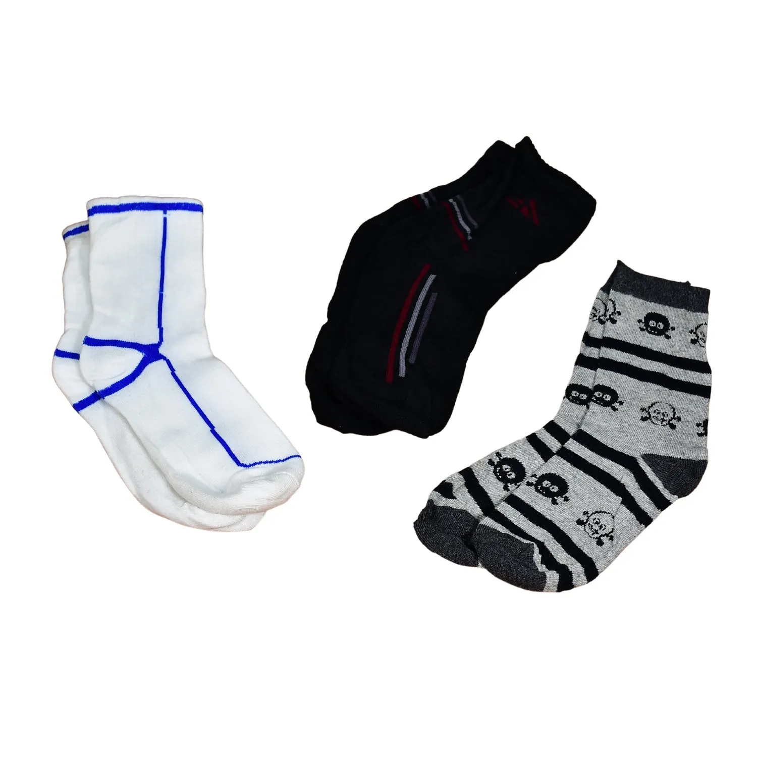 6368 1PAIR SOCKS PRINTED TRENDY MULTIPLE DESIGNER SOCKS football socks