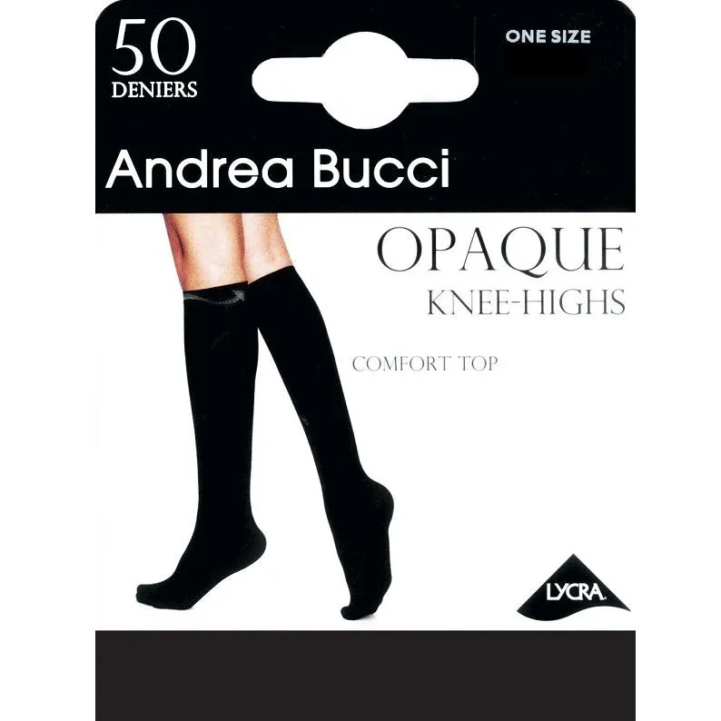 Andrea Bucci 50 Denier Comfort Top Knee High