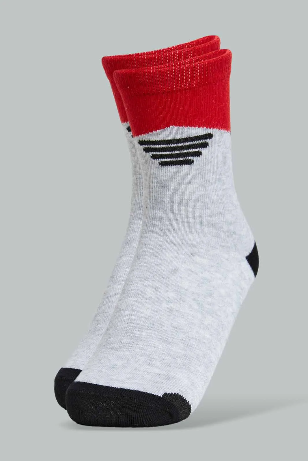 Assorted Crew Socks For Senior Boys (Pack OF 2)