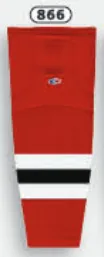 Athletic Knit (AK) HS2100-866 Portland Winterhawks Red Mesh Ice Hockey Socks