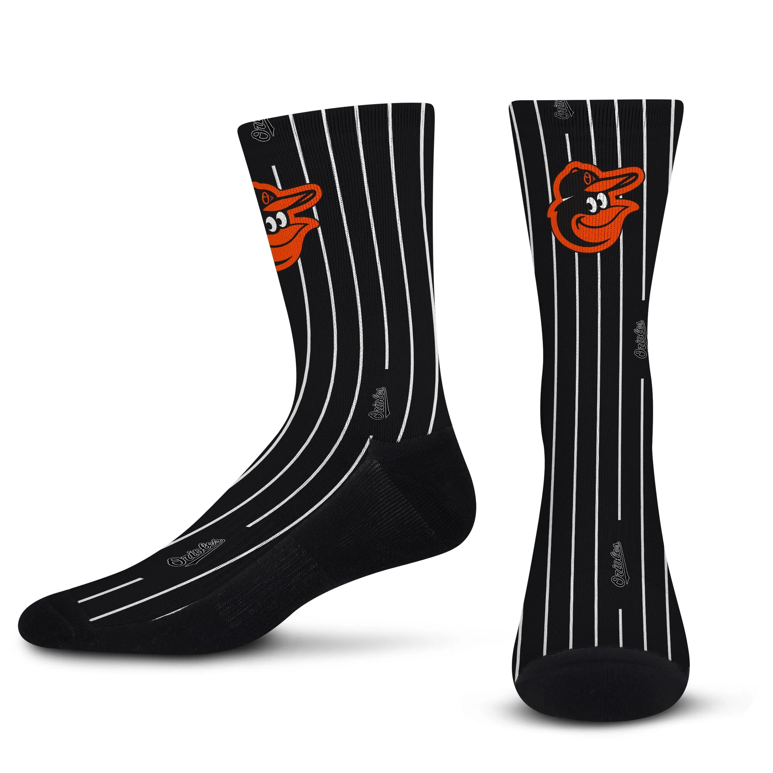 Baltimore Orioles Pinstripe Socks