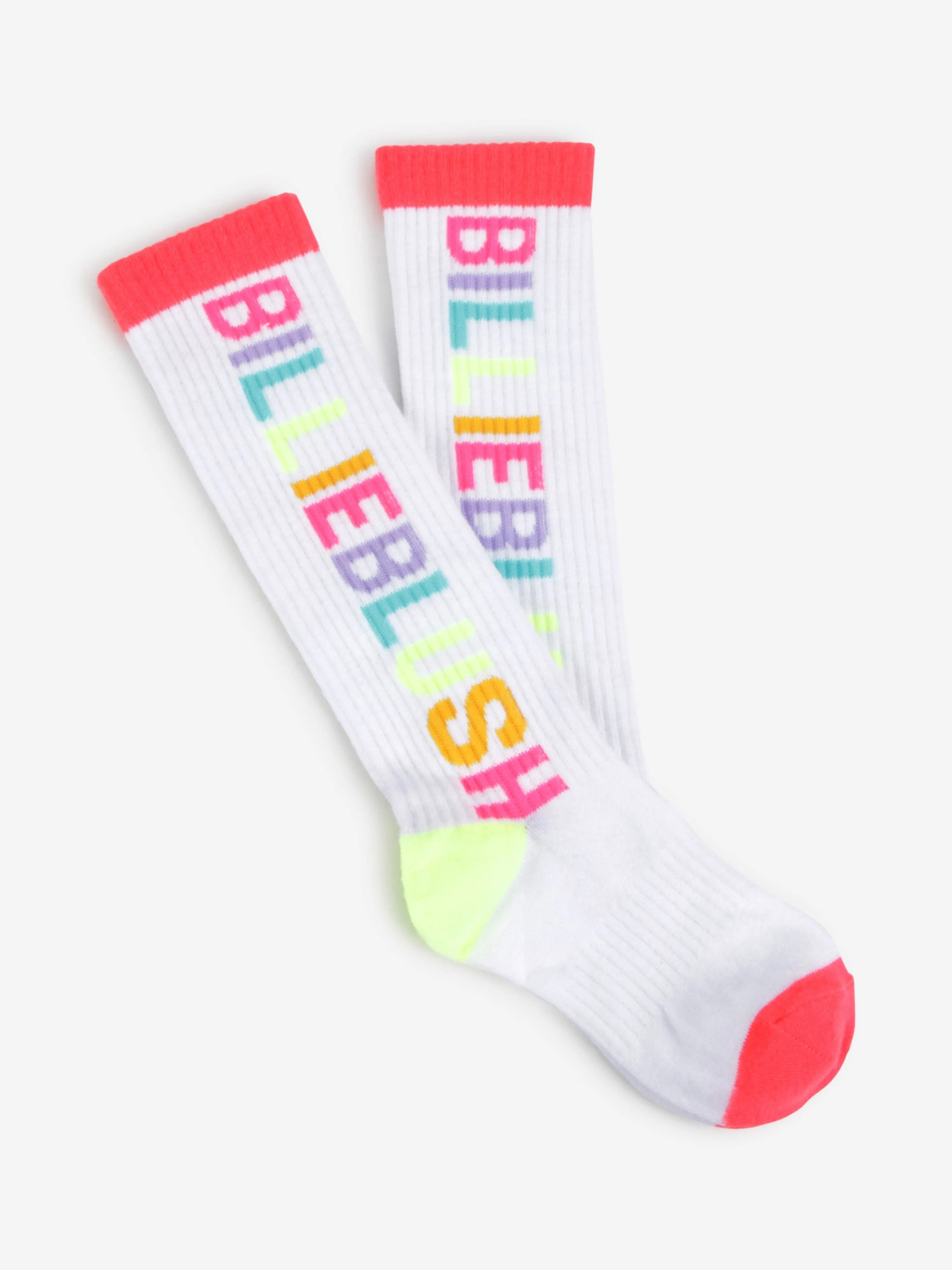 Billieblush Girls Logo High Socks in White