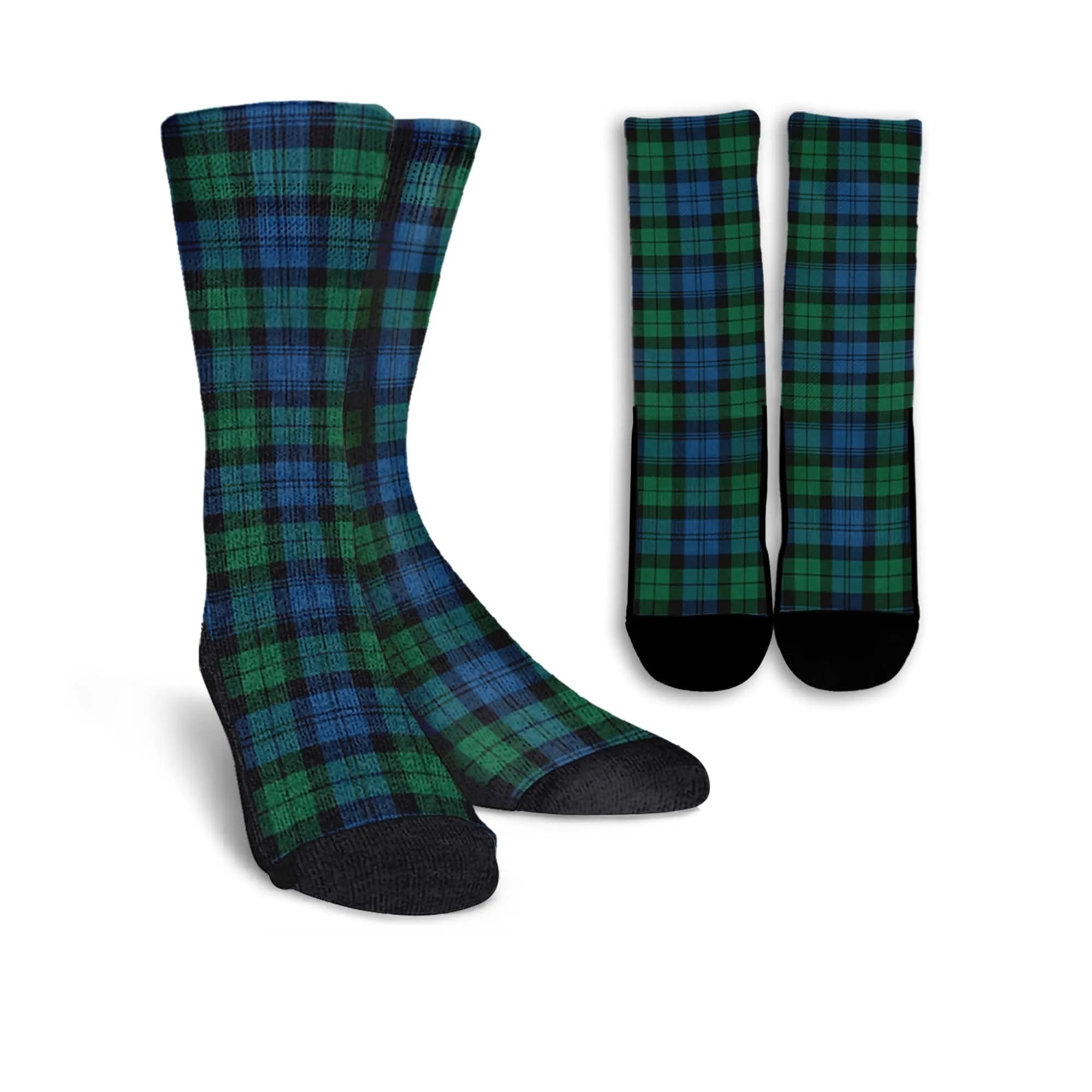 Black Watch Ancient Tartan Crew Socks