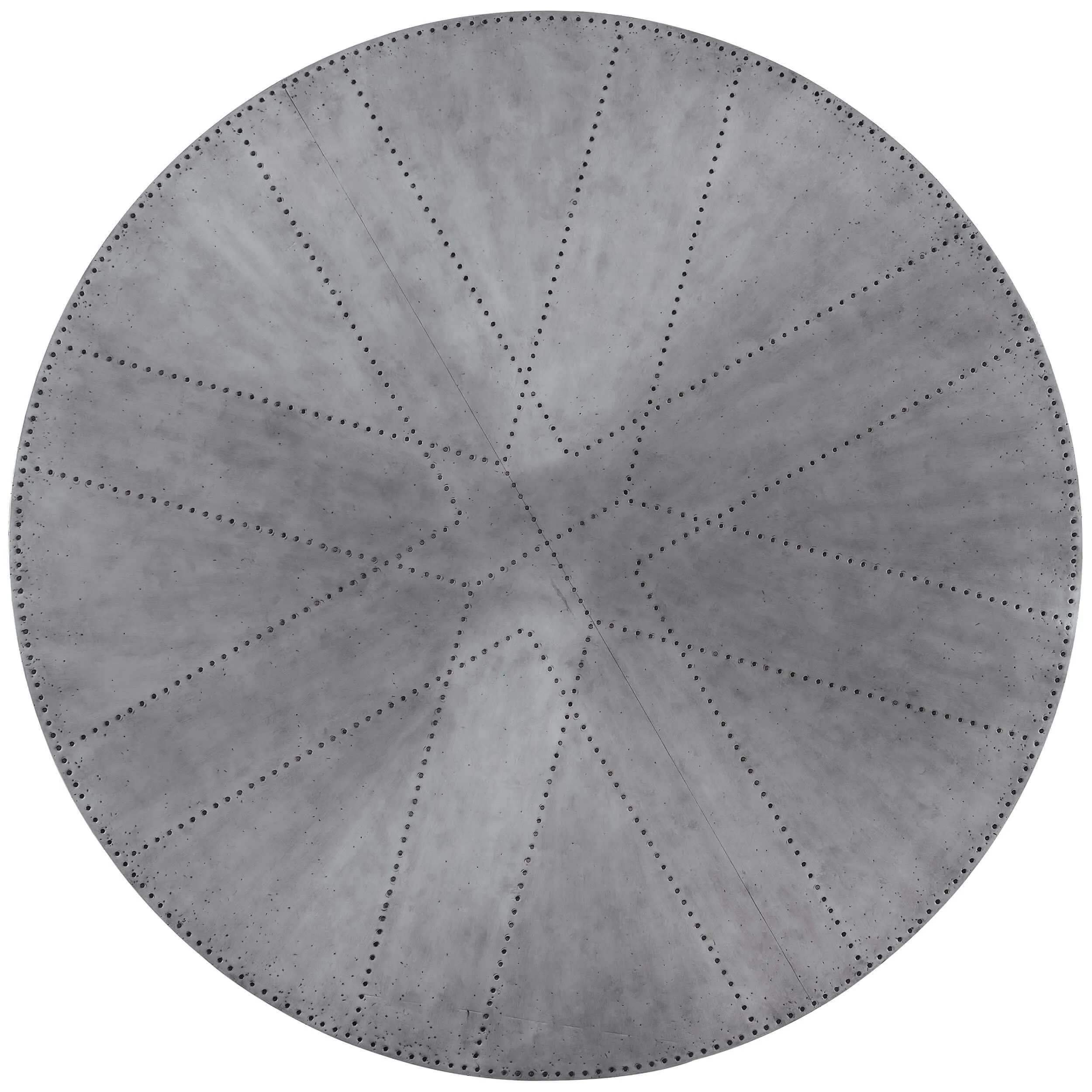 Boheme Ascension Zinc Round Dining Table