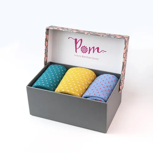 Boxed Bamboo Sock Gift Box