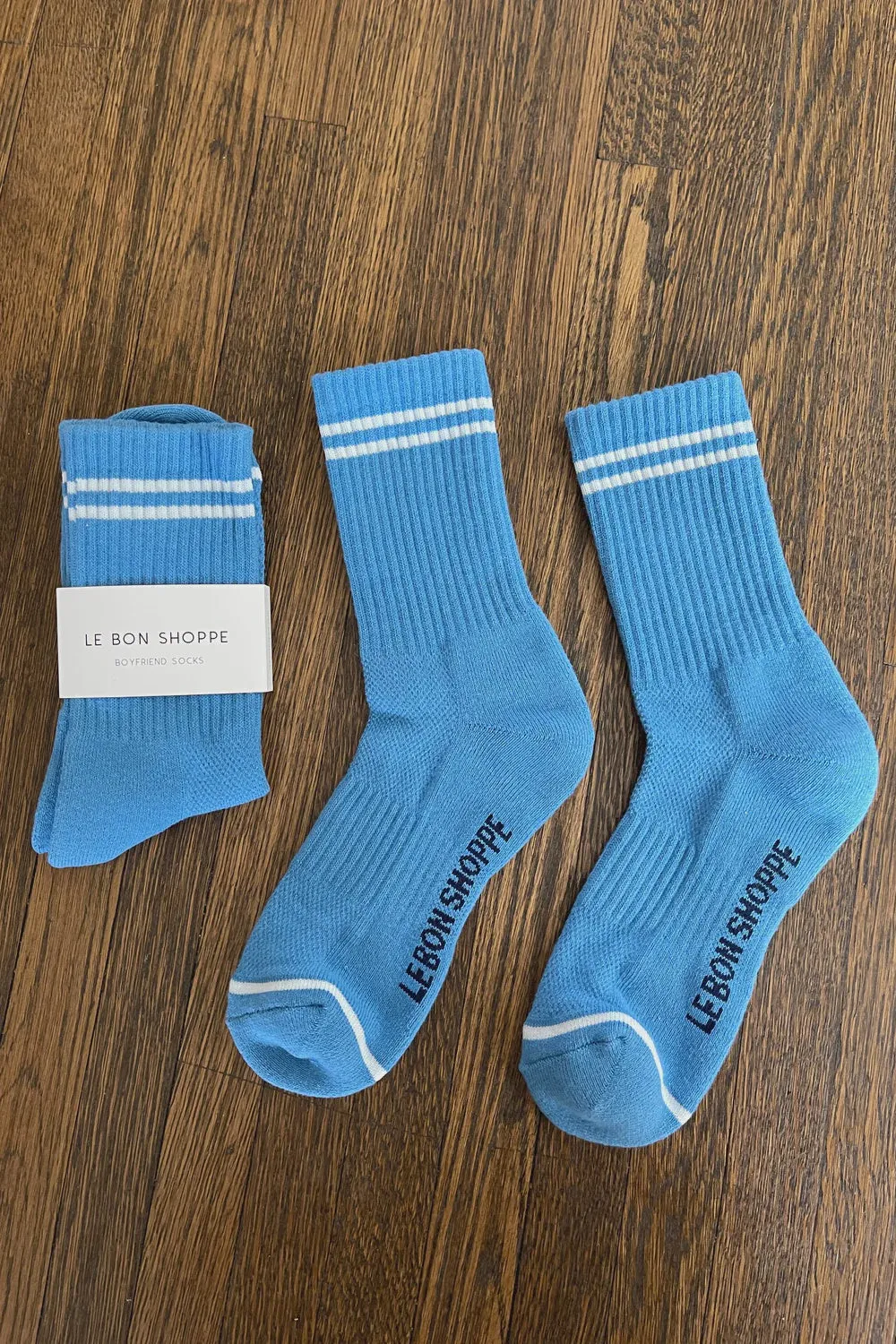 Boyfriend Socks - Ocean Blue