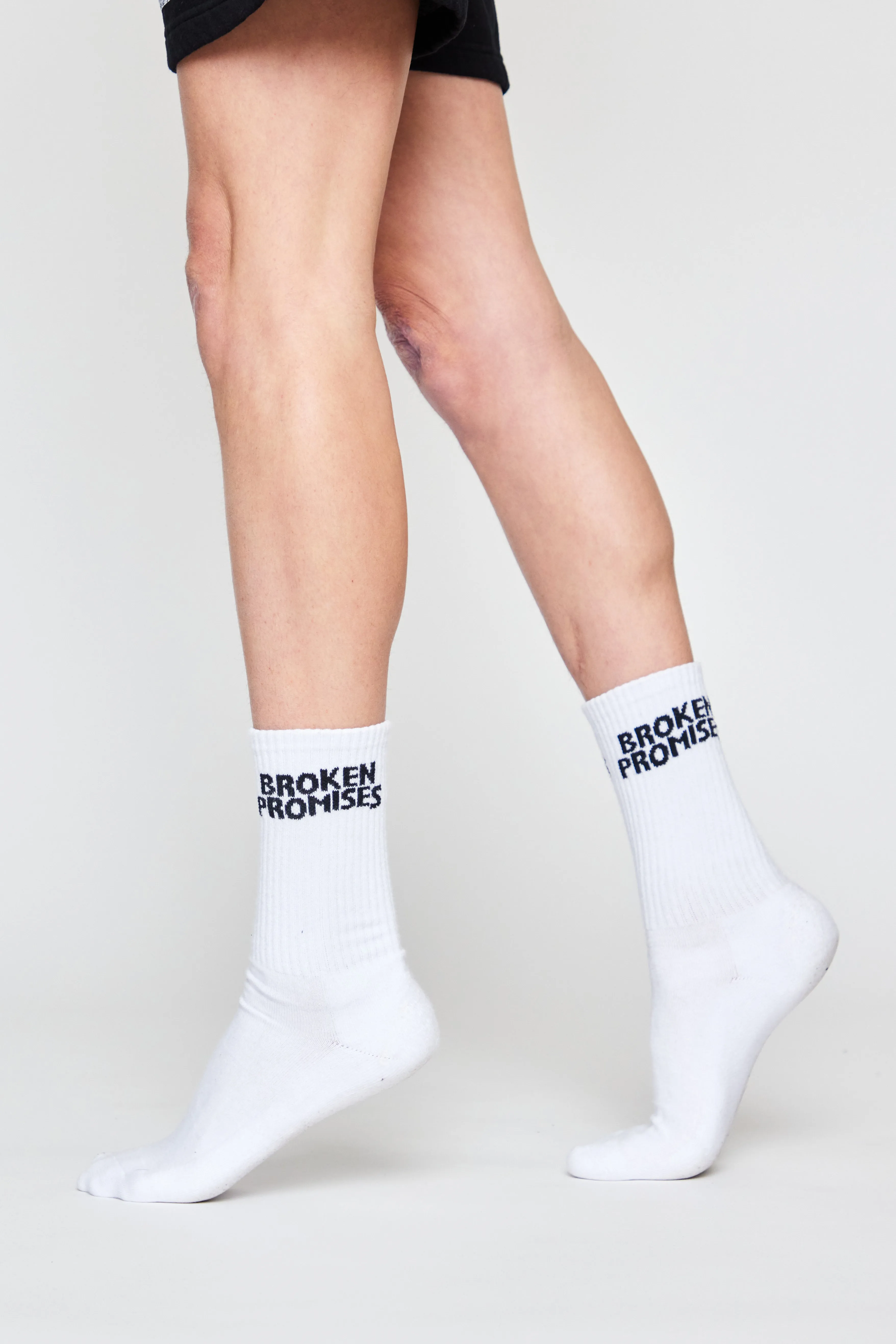 BP Wave Logo Sock - White