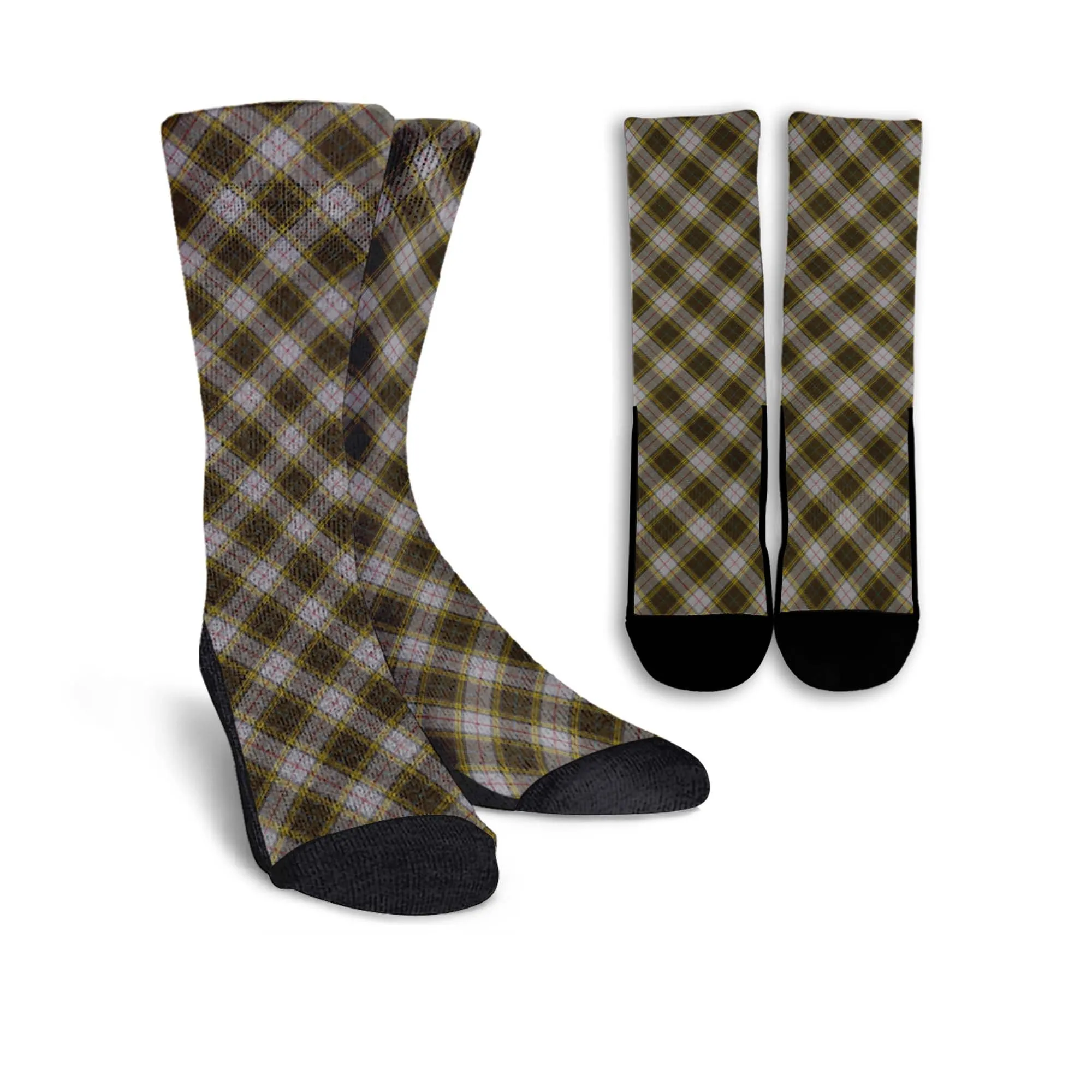 Buchanan Dress Tartan Crew Socks Cross Tartan Style