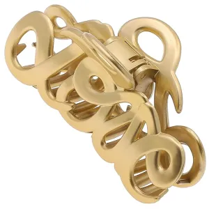 Camila Paris Detail Hair Claw Clip Gold Cp3287