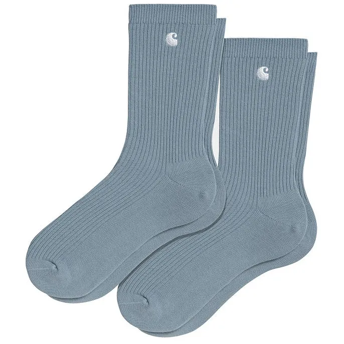 Carhartt WIP Accessories Madison 2 Pack Socks Frosted Blue