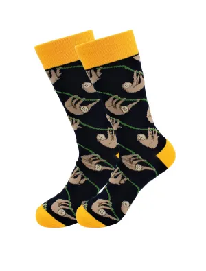 Casual Designer Animal Socks - Sloth - for Men and Women