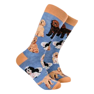 Cockapoodle-Doo Socks - Blue