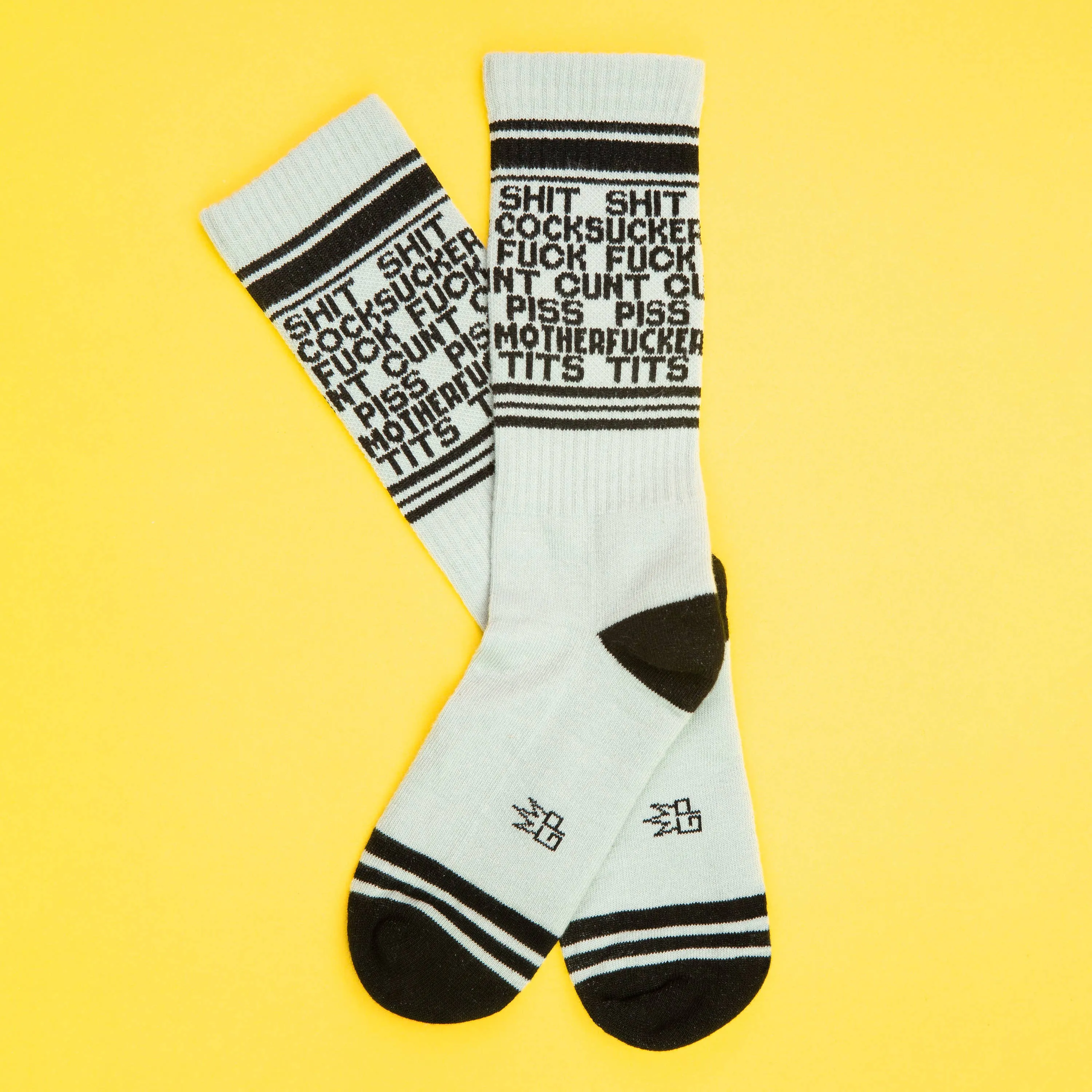 Dirty Words Gym Crew Socks