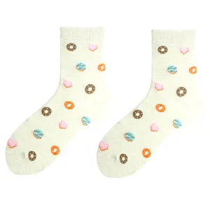 Donut Print Socks