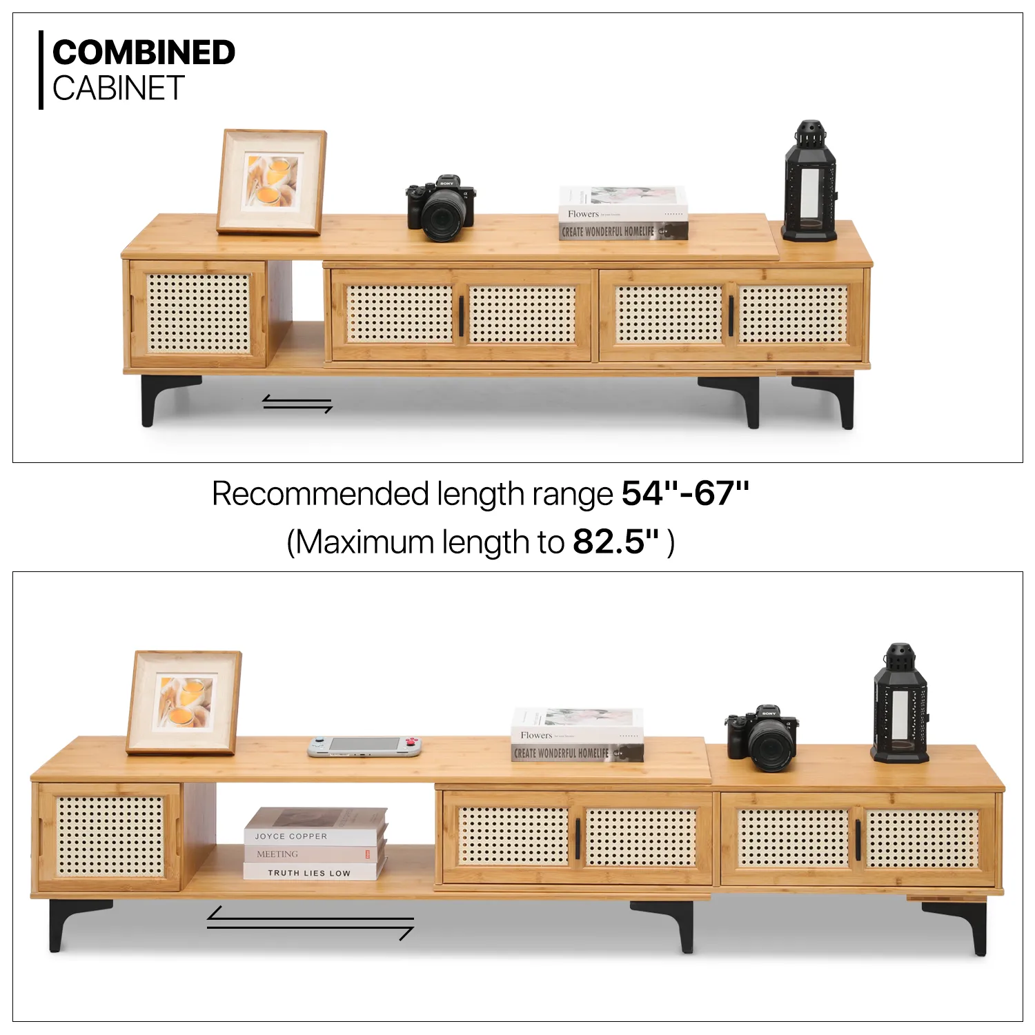 Extendable TV Stand - Natural