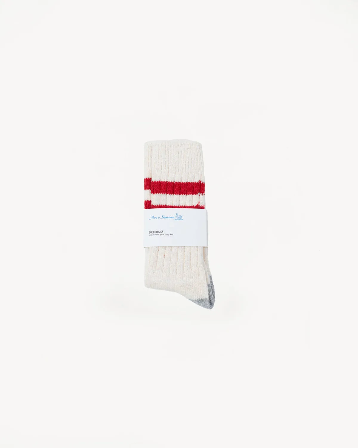 GS05.0231 - Striped Sock - Nature, Red