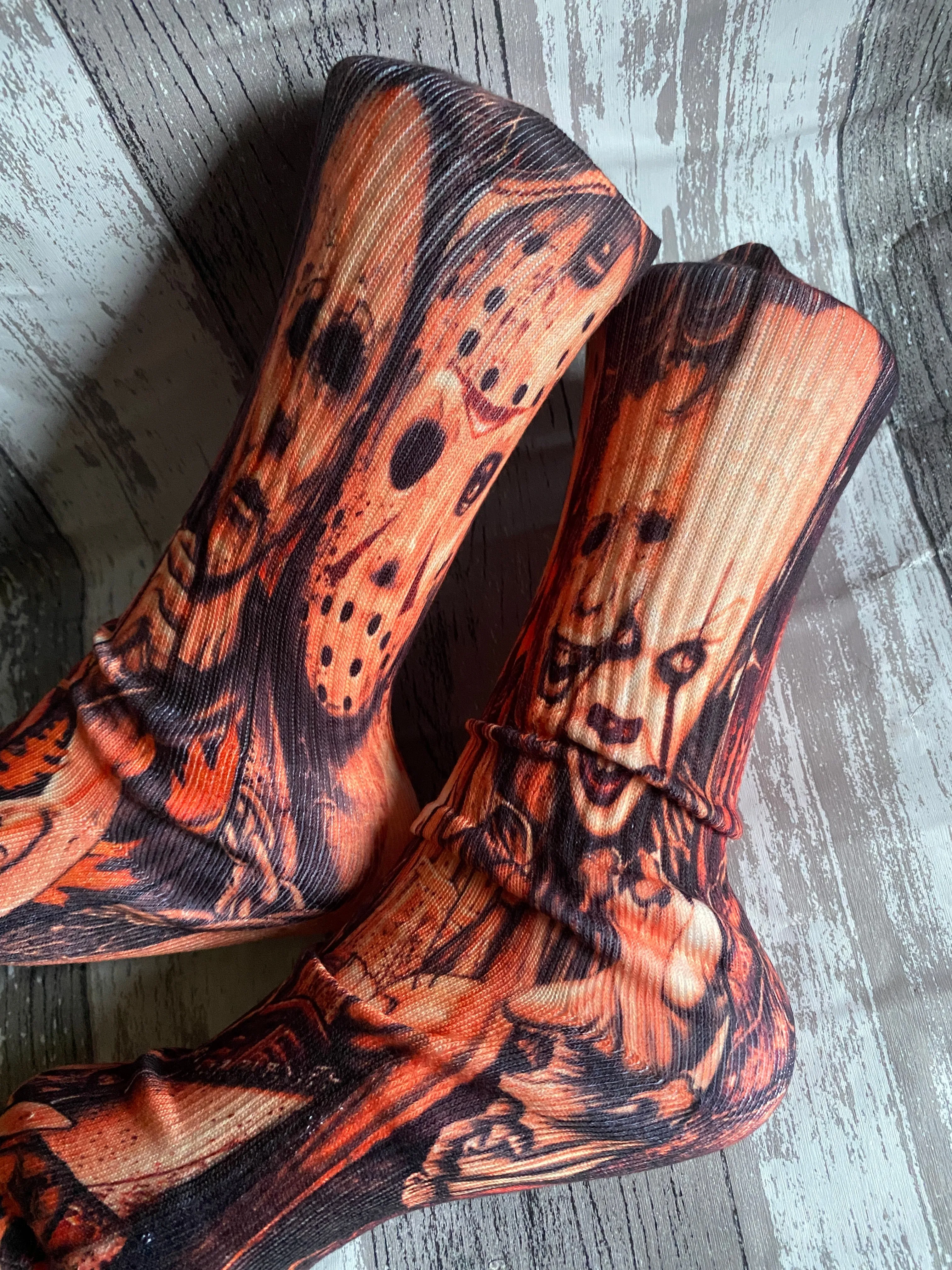 Halloween nightmare socks