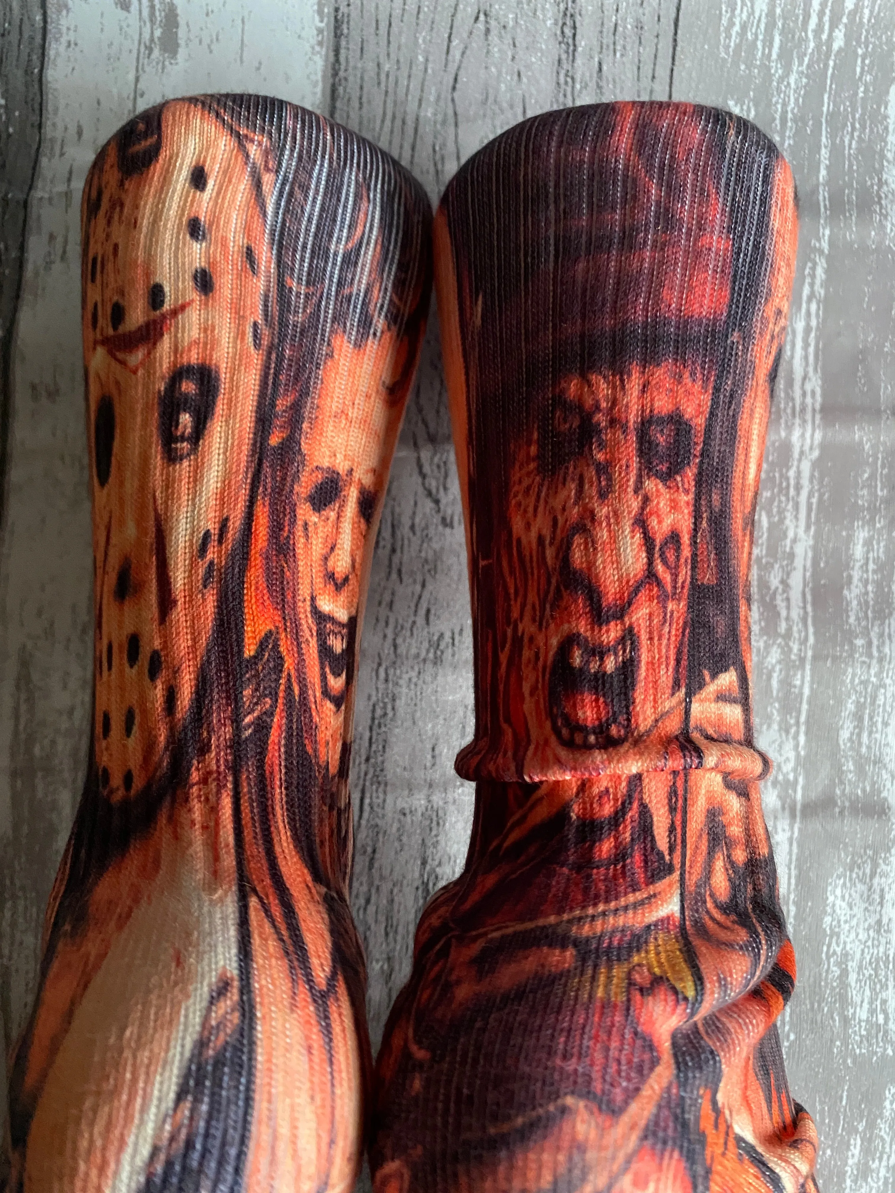 Halloween nightmare socks