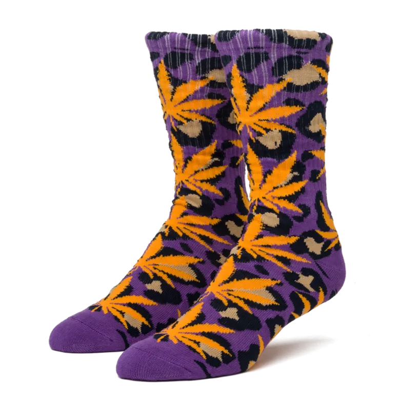 HUF DIGITAL WILDLIFE PLANTLIFE SOCK EGGPLANT