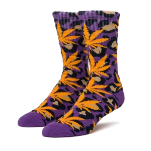 HUF DIGITAL WILDLIFE PLANTLIFE SOCK EGGPLANT