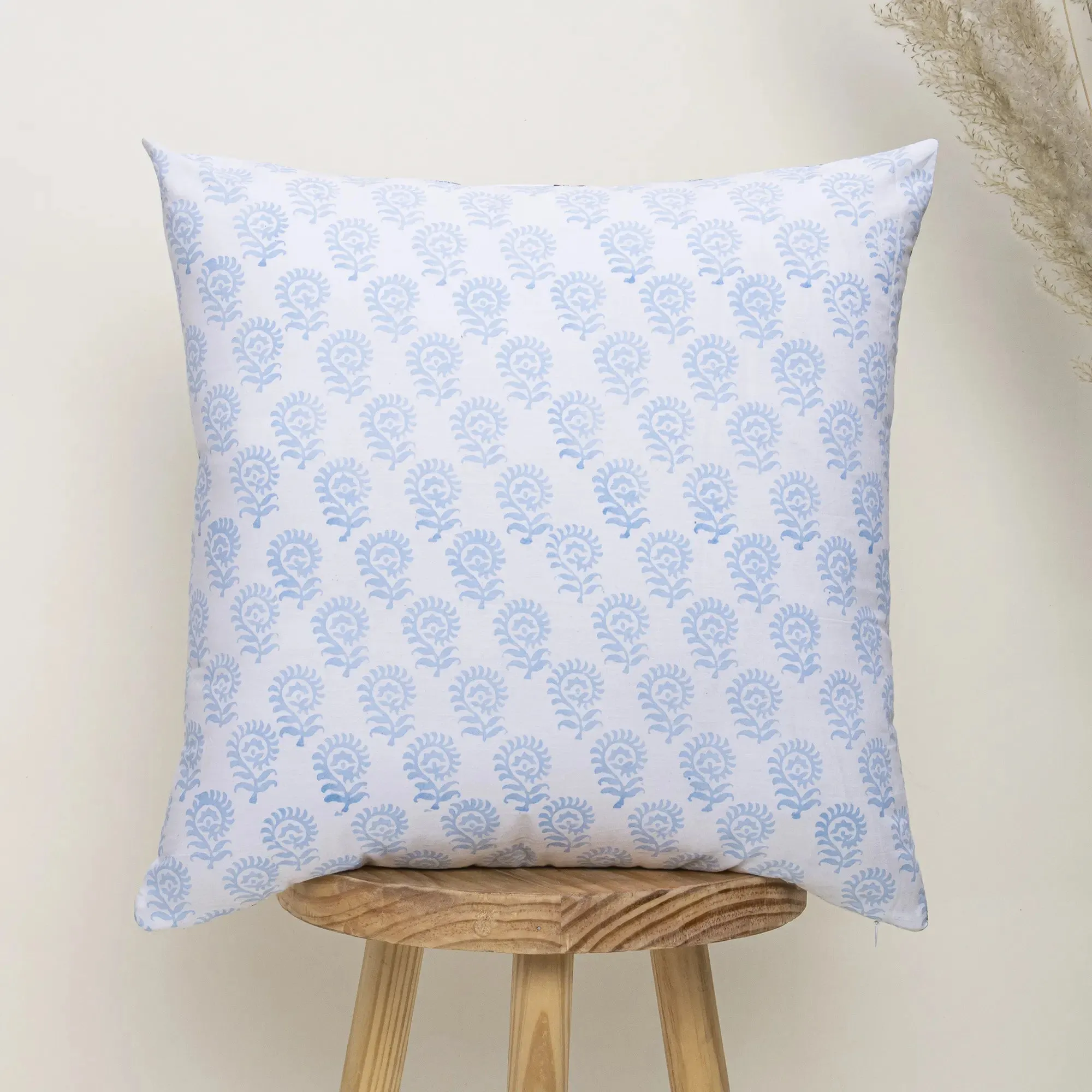 Indian Hand Block Print Cotton Cushion Cover