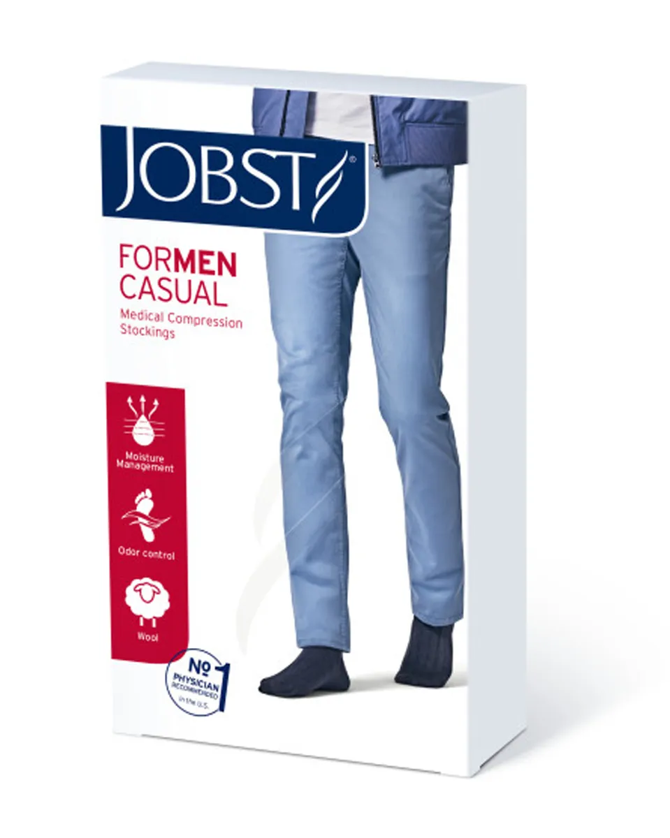 Jobst for Men Firm Casual Knee High Support Socks 20-30 mmHg