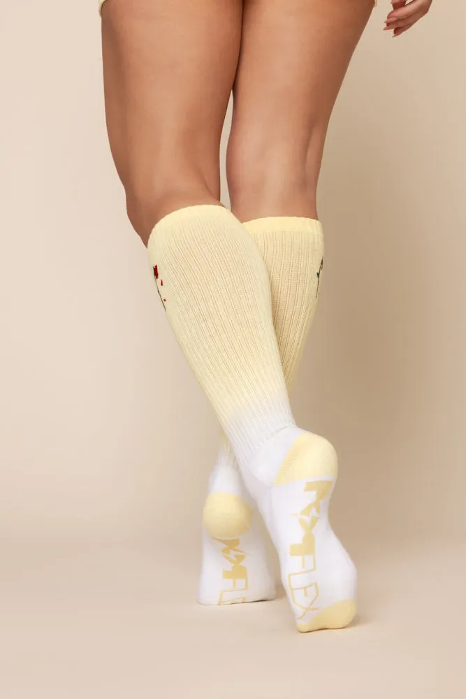 Knee High Socks - Buttercream