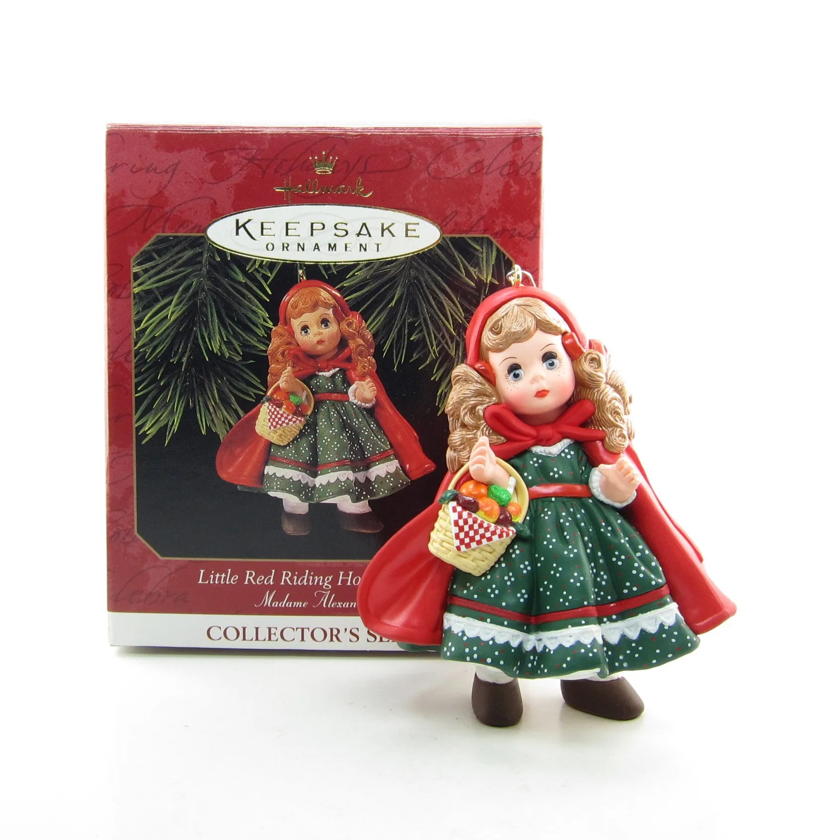 Madame Alexander "Little Red Riding Hood - 1991" Vintage 1997 Hallmark Ornament #2