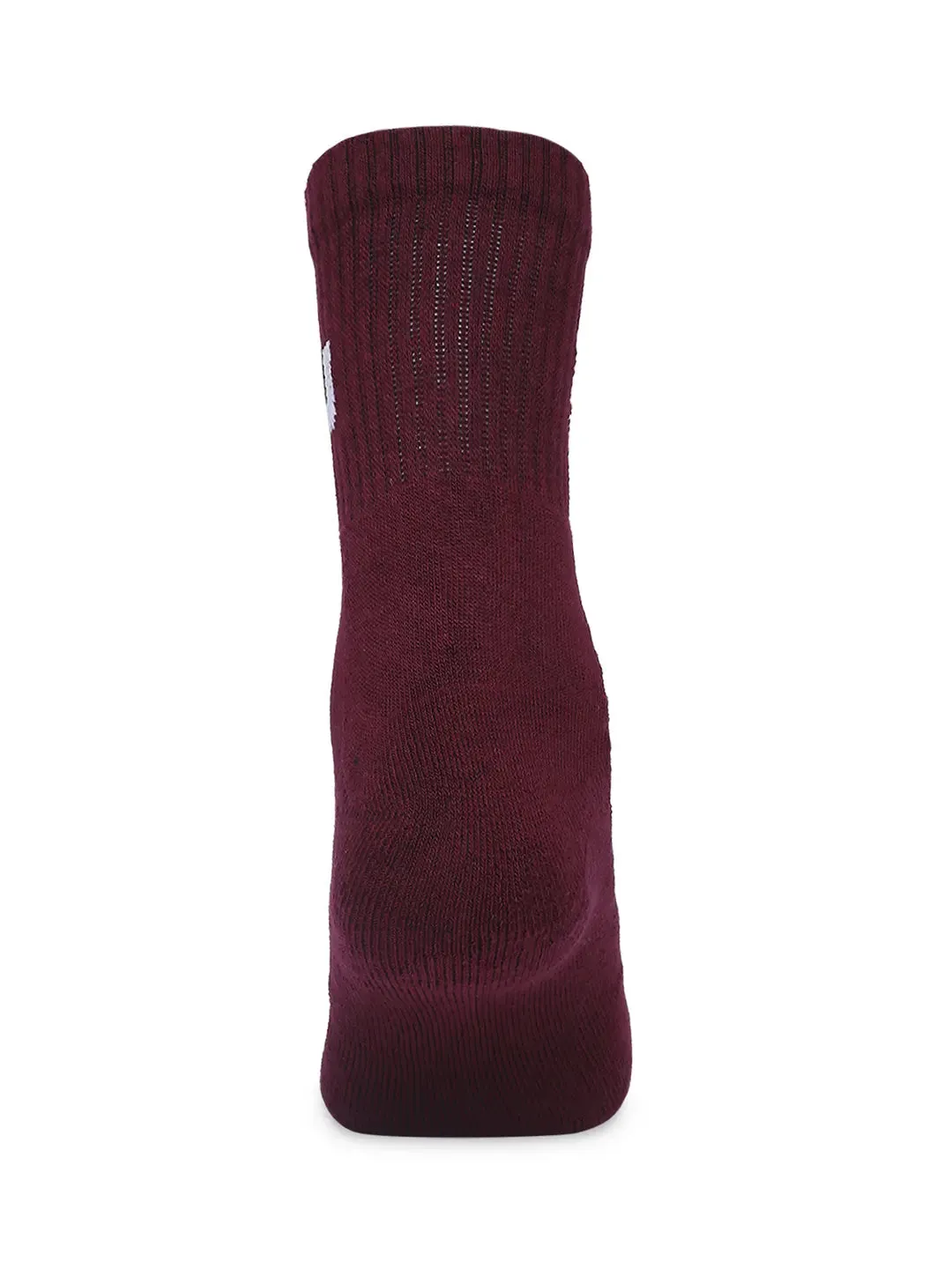 Men Navy & Maroon Cotton Blend Ankle Length Socks - Pack Of 2 - Underjeans By Spykar