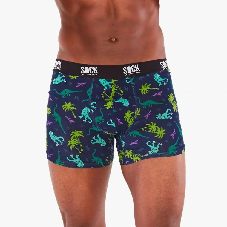 Men's Underwear Boxer Brief Land of the Dino Size Large