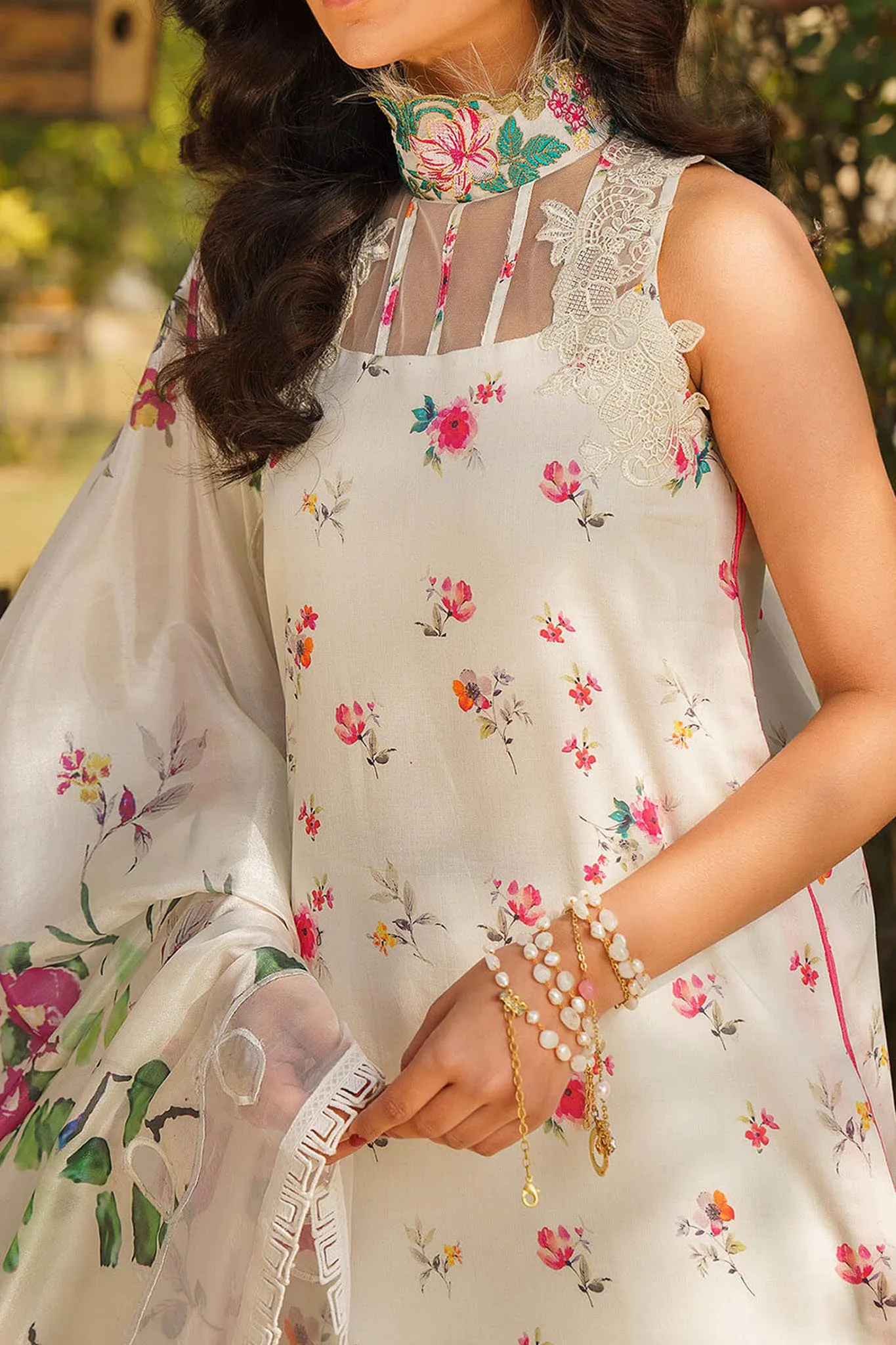 Meraki by Asifa N Nabeel Unstitched 3 Piece Lawn Collection'2024-Aster