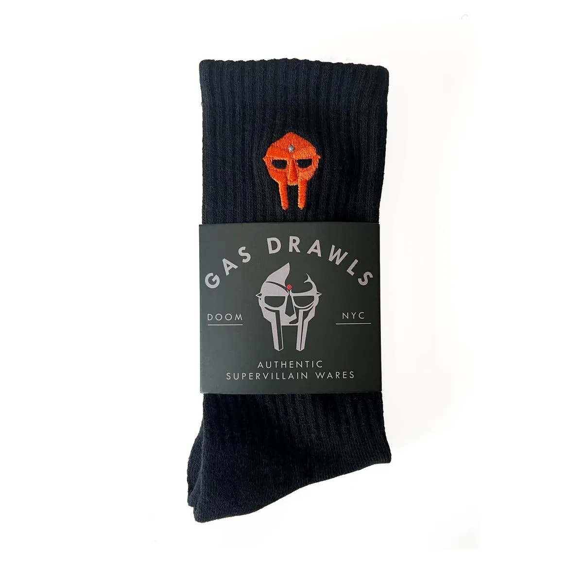 MF DOOM - MASK SOCK (BLACK)