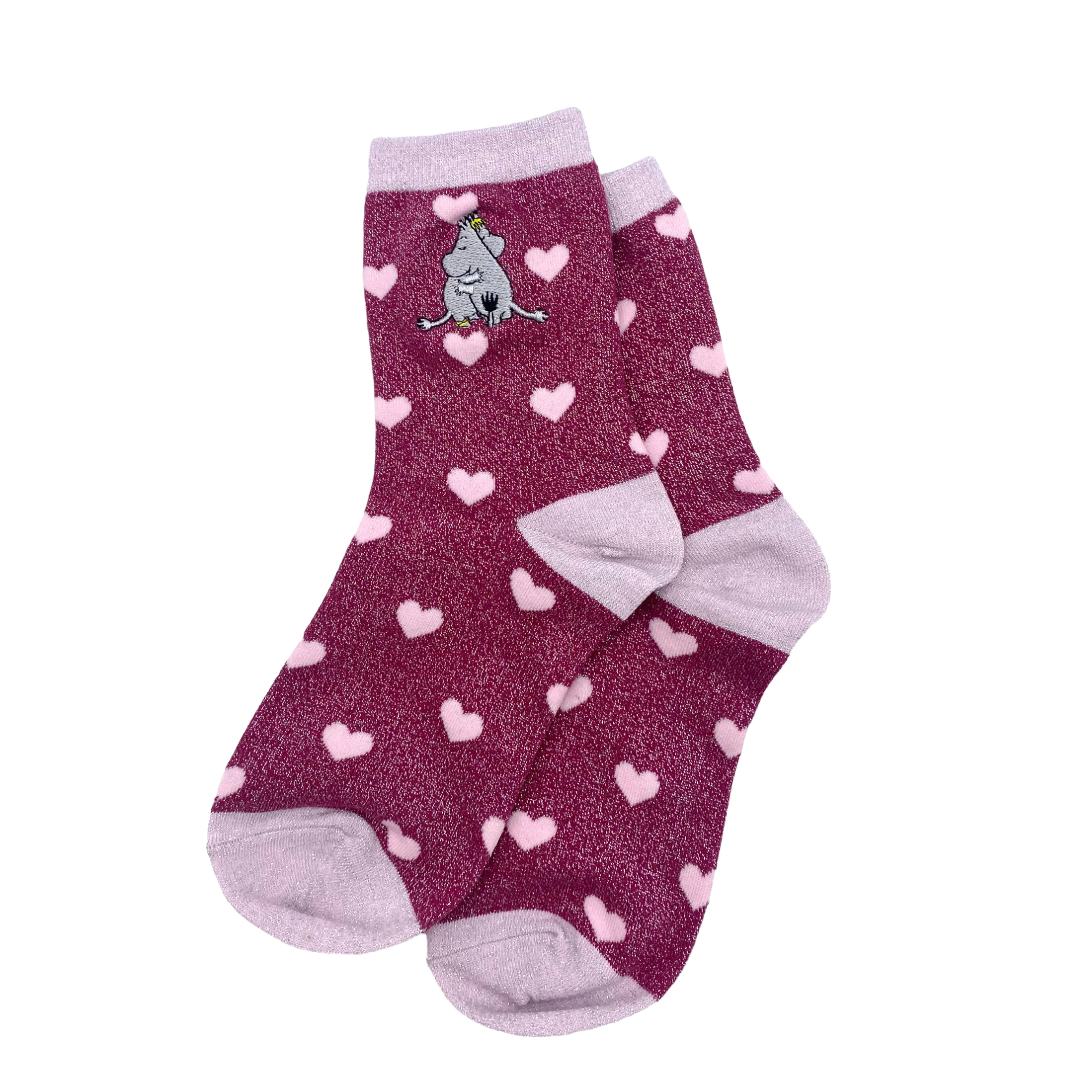 Moomin Love Glitter Socks