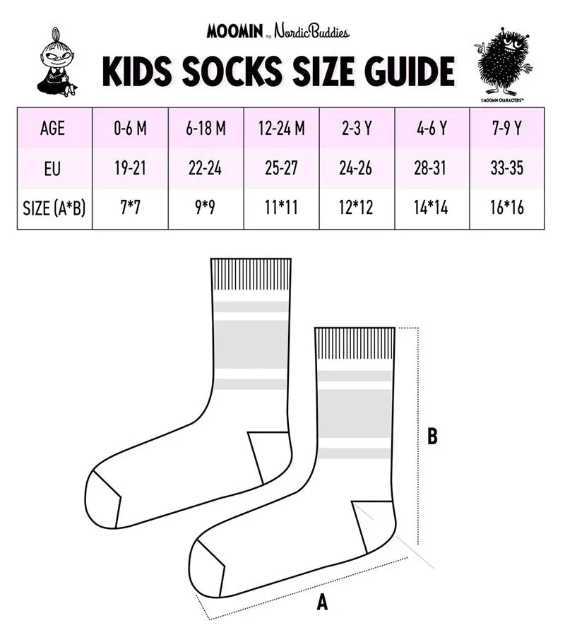 ''Moomin'' Retro Kids Socks Double Pack