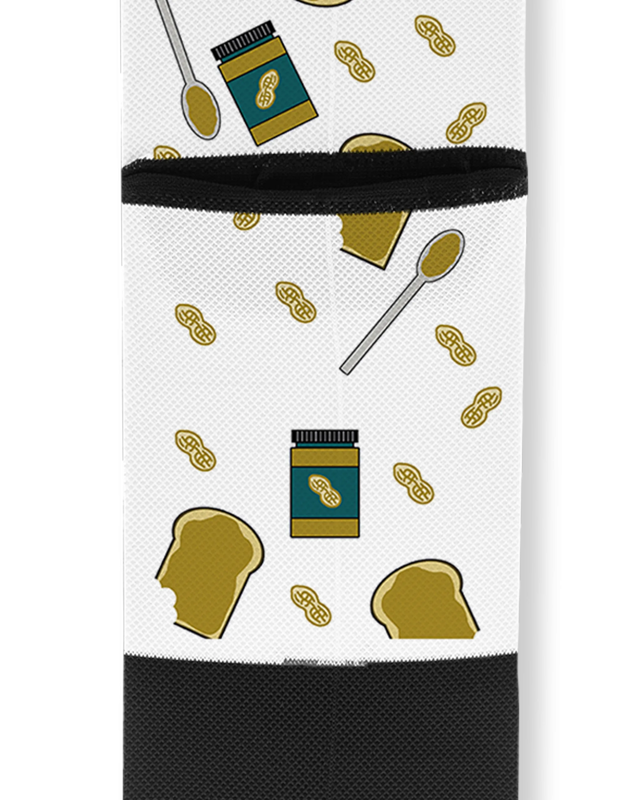 Peanut Butter Printed Cycling Socks