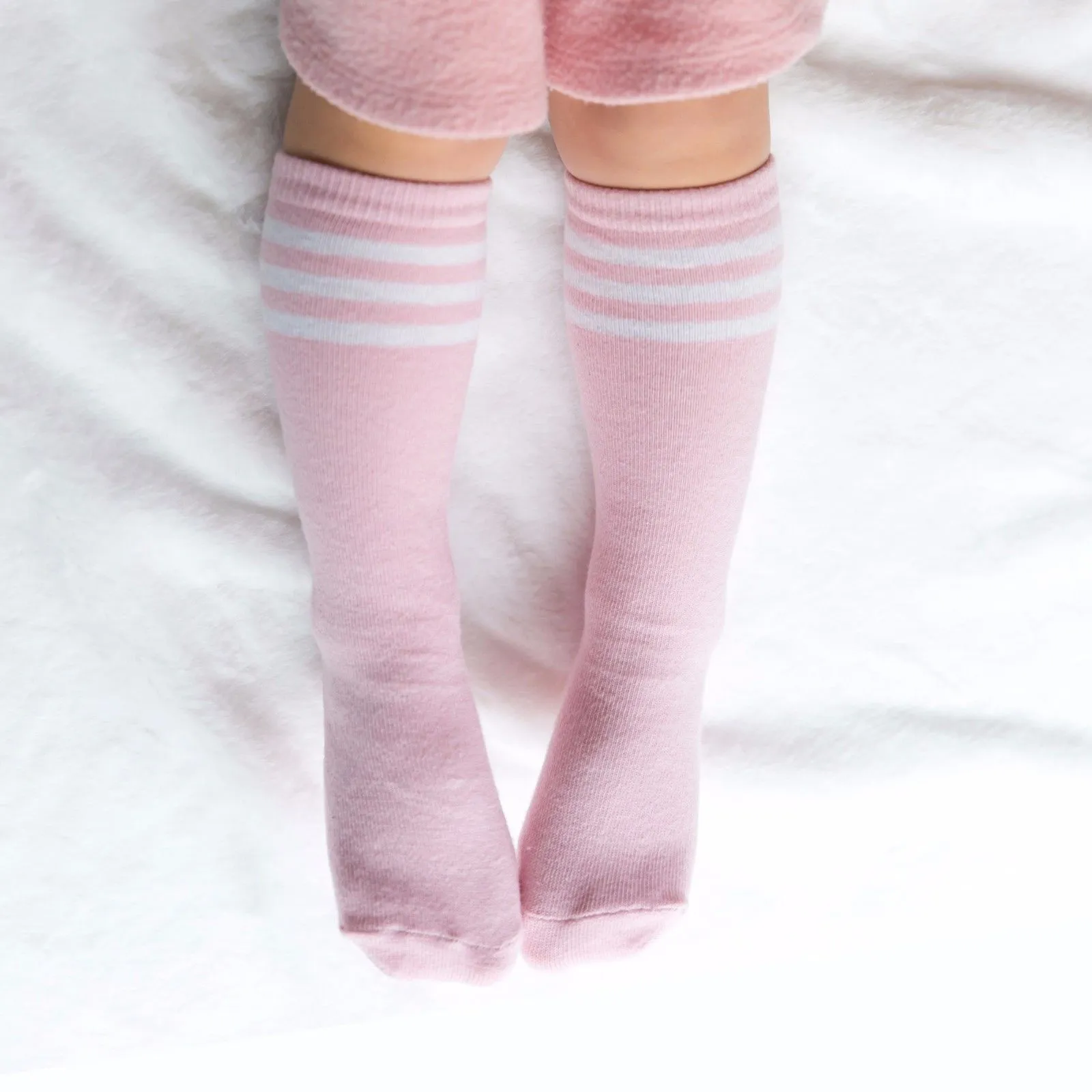 Peppy Pink Knee Socks