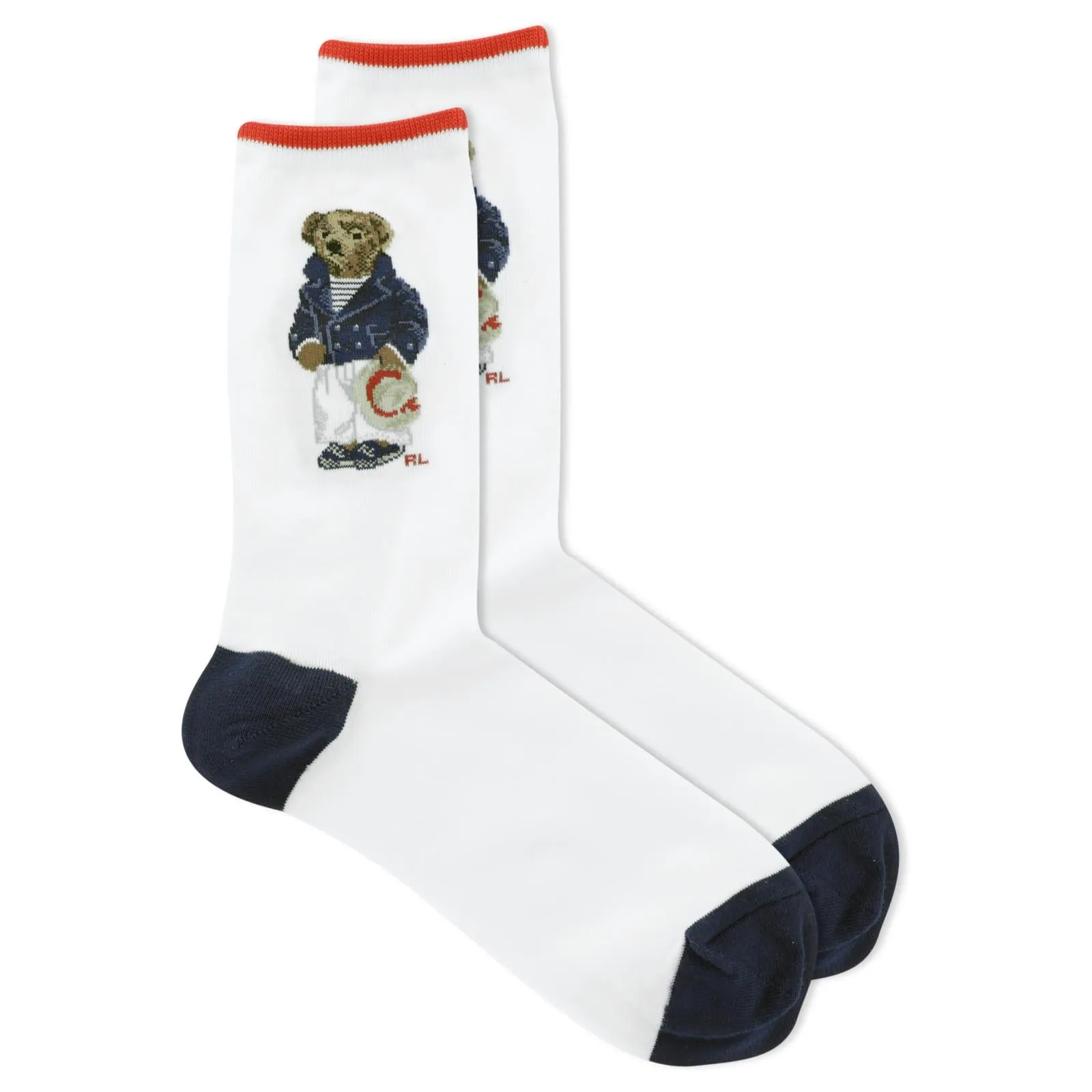 Polo Ralph Lauren Women's Rivera Bear Crew Socks