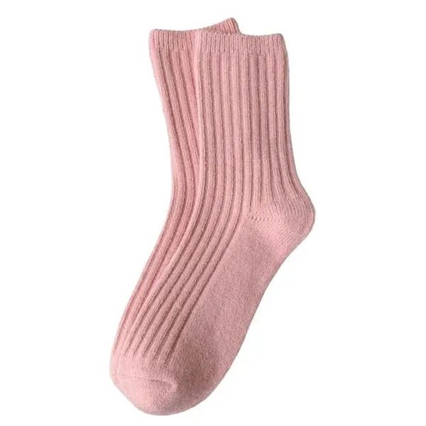 Ribbed Wool Socks