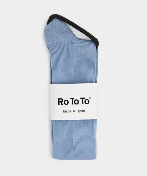 Rototo Dad Socks in Light Blue