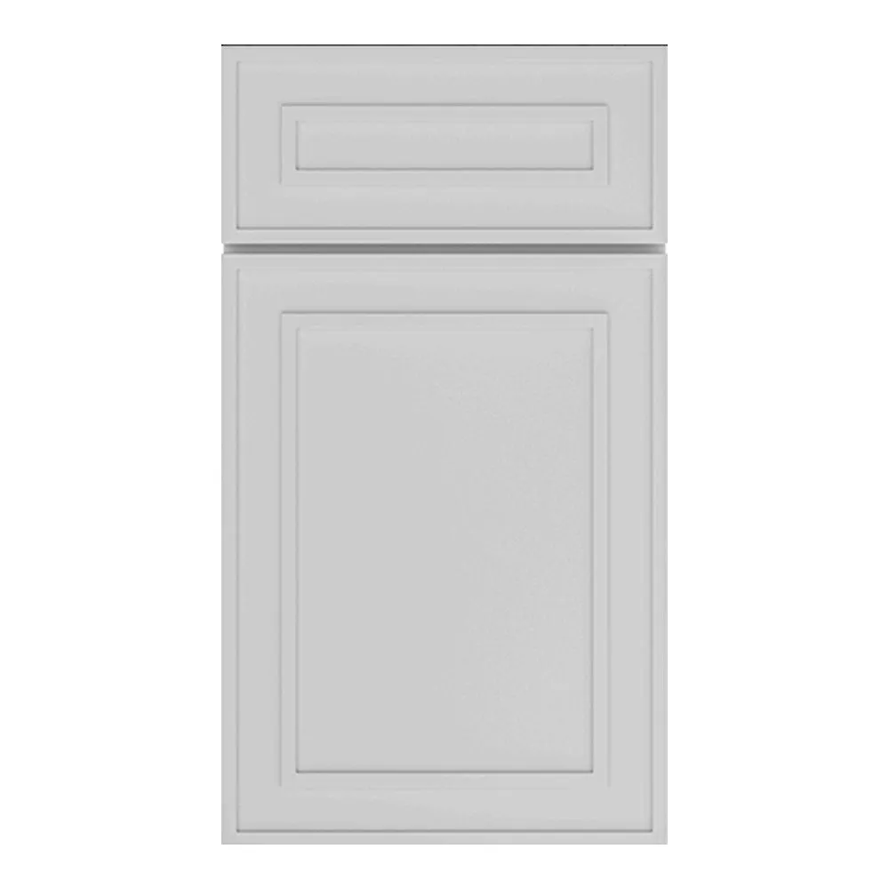 RTA - Elegant Shaker White - Wall High Cabinets with 1 Door 2 Shelf - 12"W x 42"H x 12"D