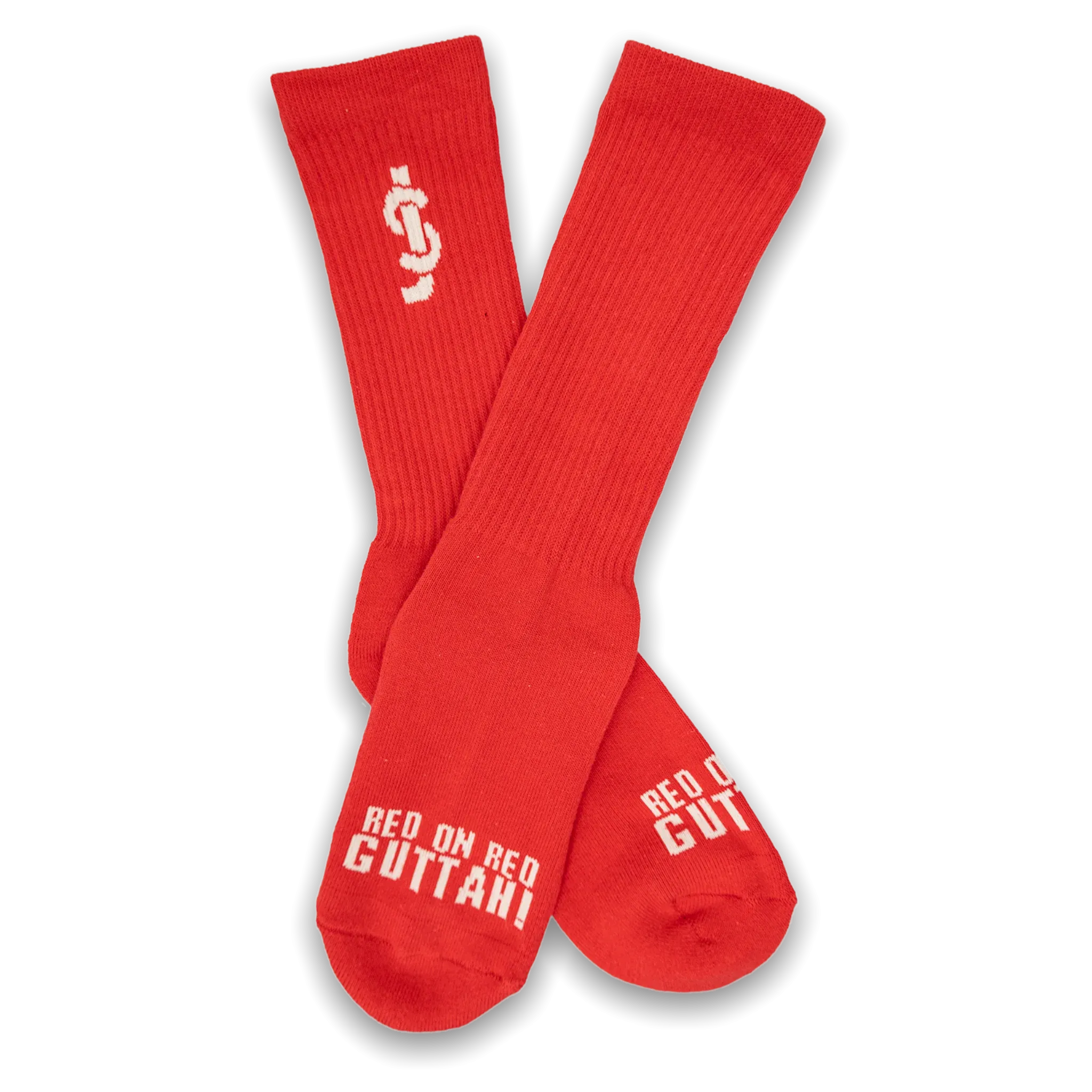 SHAKE JUNT RED ON RED SOCKS