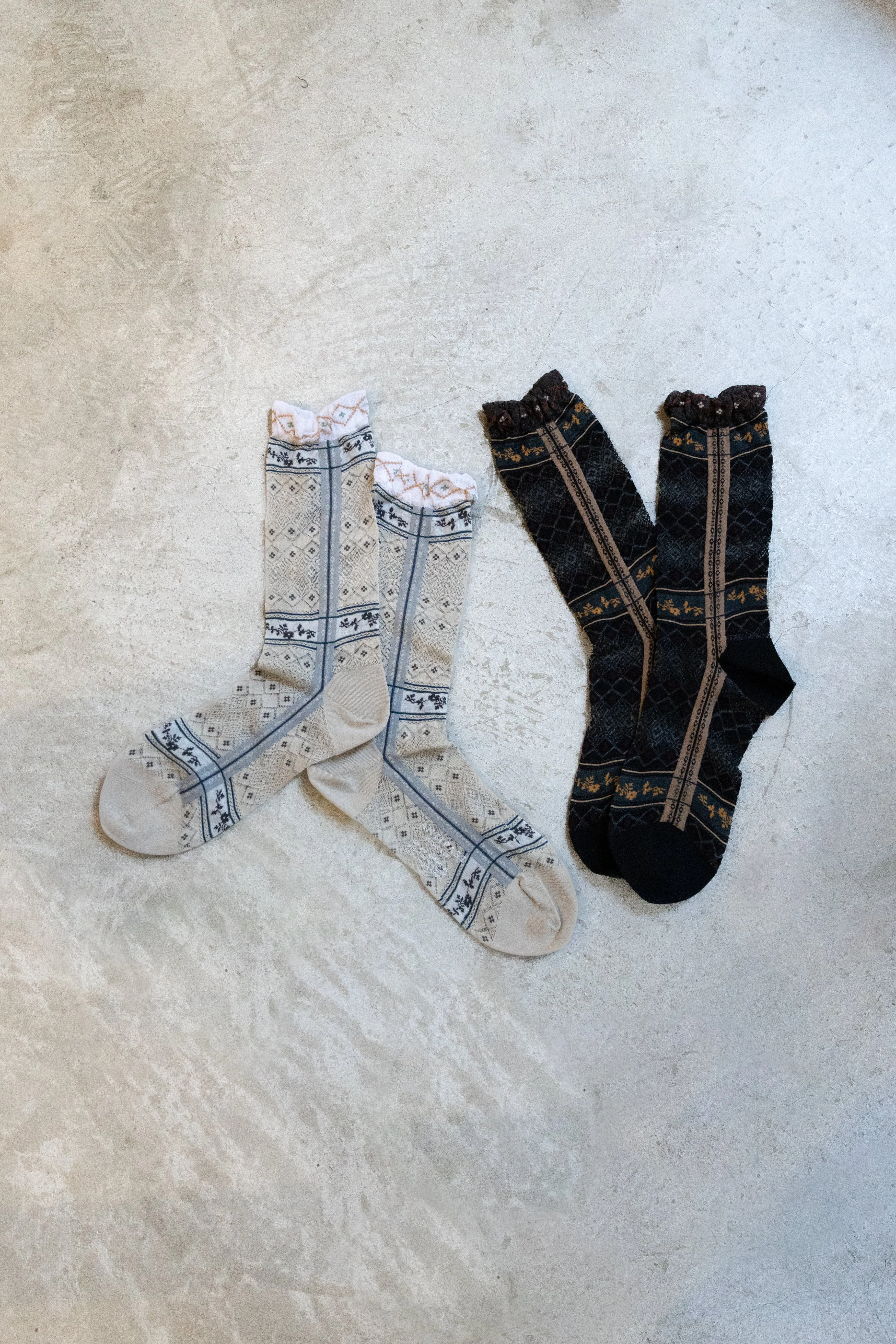 Sheer Kilim socks