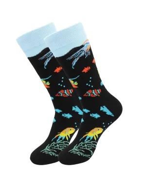 Sick Socks - Aquarium Fish  - Animal Pets Designer Socks