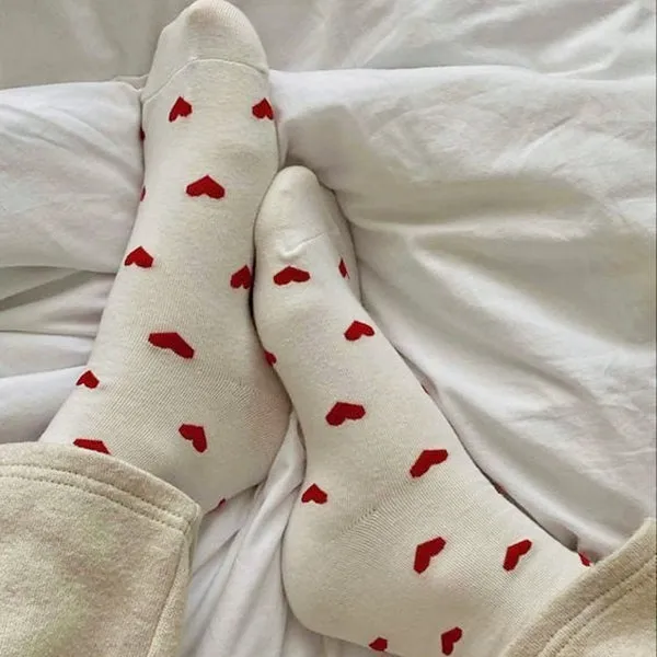 Softie Heart Socks