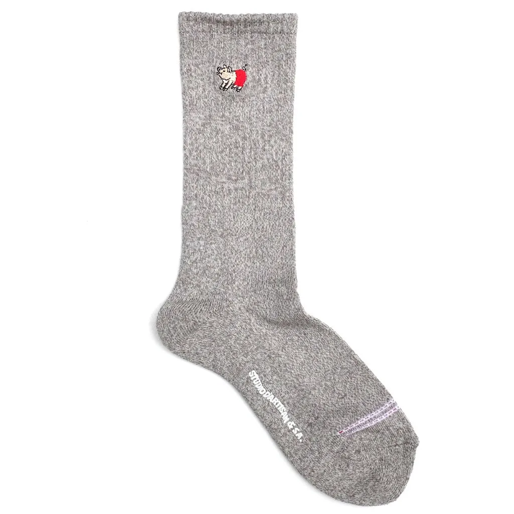 Studio D'Artisan Heather Long Socks (Gray)