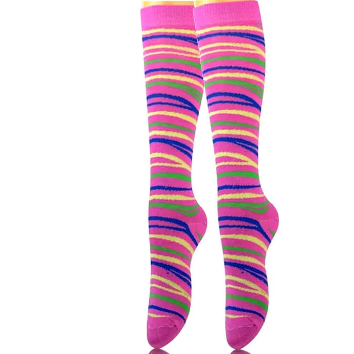 Tiger Stripe Kneww High Socks